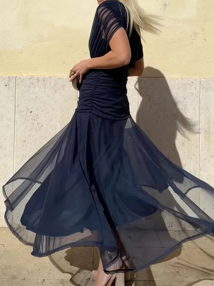 Elegantní šifonové šaty pro ženy