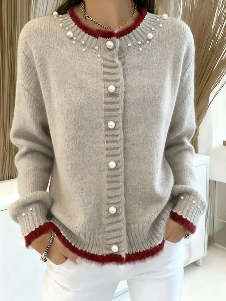 Dámský ležérní svetr s dlouhým rukávem