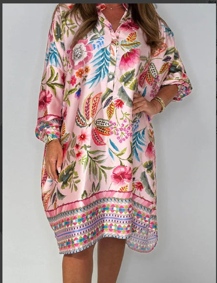 Dámské saténové midi šaty