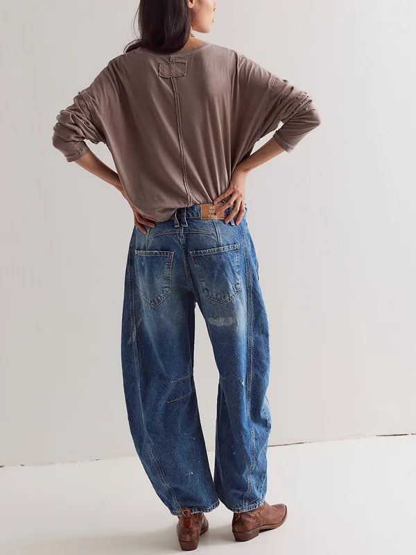 Jednobarevné džíny 2025