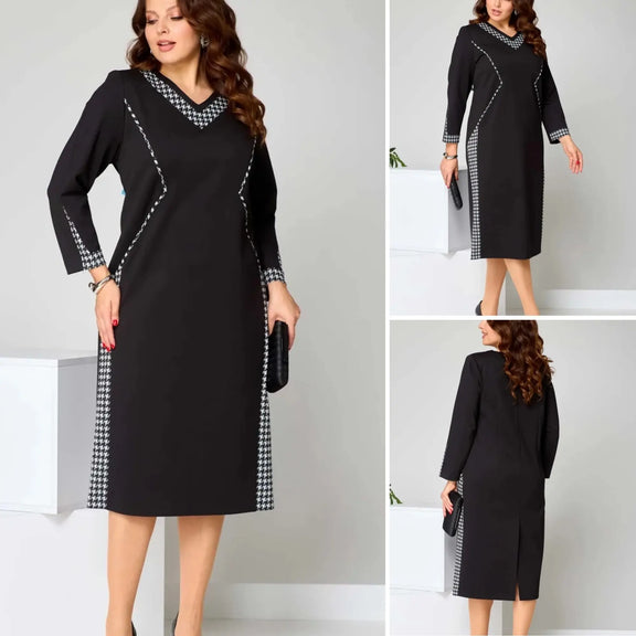 Černé zeštíhlující šaty