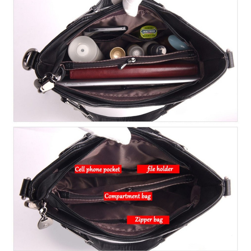 Luxusní kožená taška Sierra