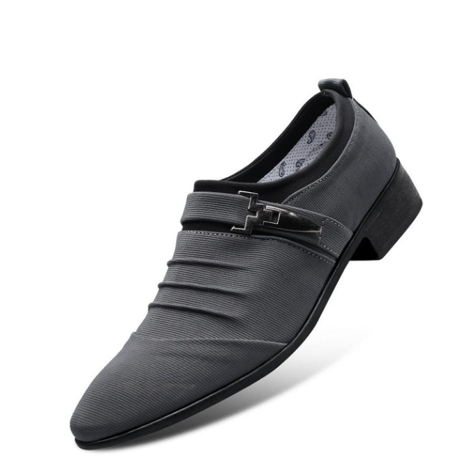 Pánské obchodní pánské prodyšné kožené boty