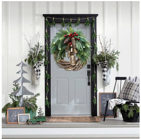 🔥🔥Žhavý VÝPRODEJ VENKOVSKÝ VÁNOČNÍ VĚnec, BOHO VĚnec, PRÁZDNINOVÝ VĚnec