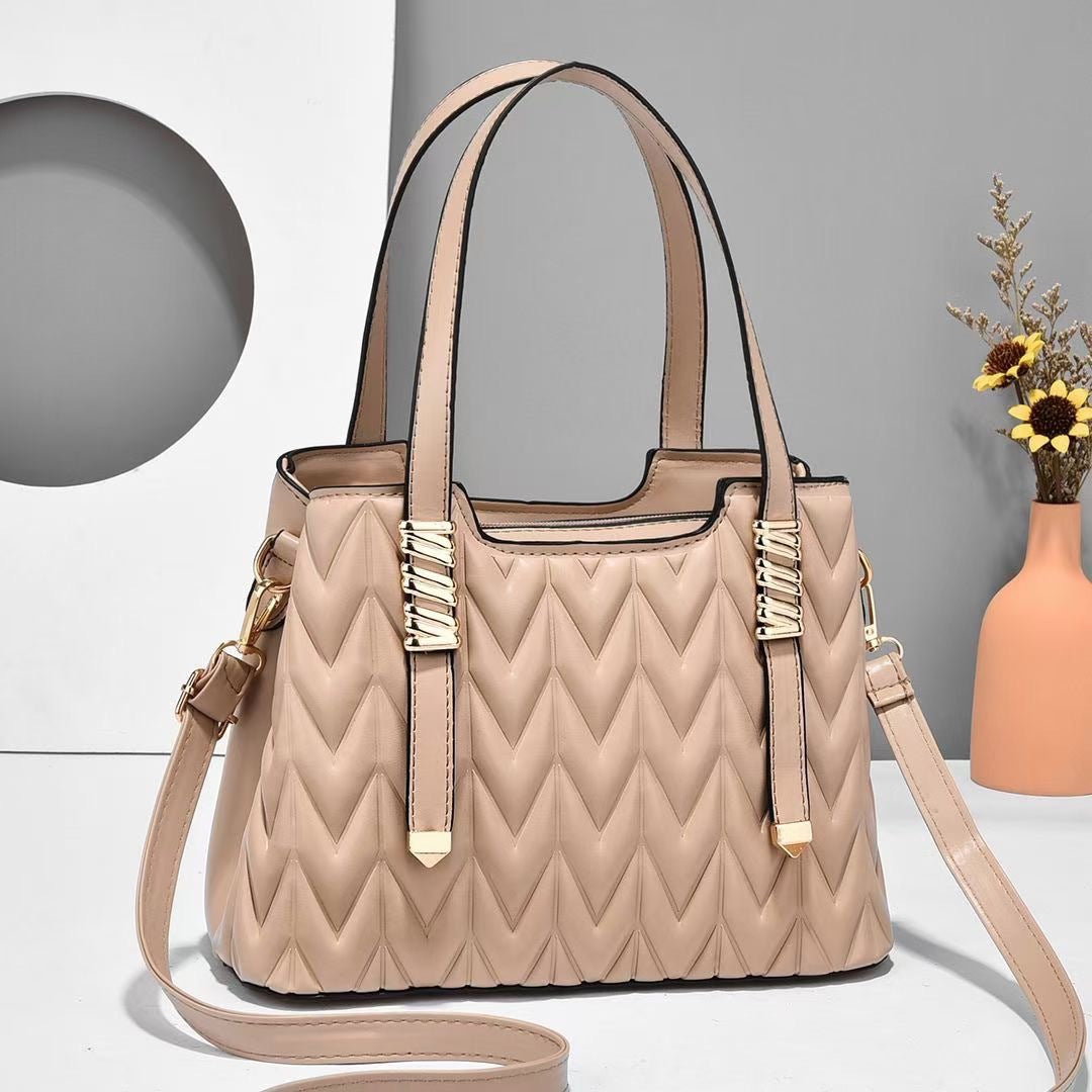 Módní temperamentní embosovaná dámská taška 2022