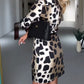Dámské ležérní šaty s leopardím vzorem