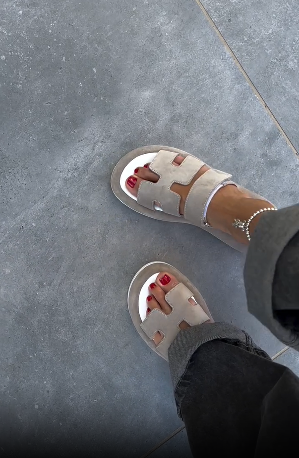 Módní letní ploché sandály pro ženy