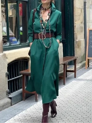 Elegantní dámské košilové šaty 2025