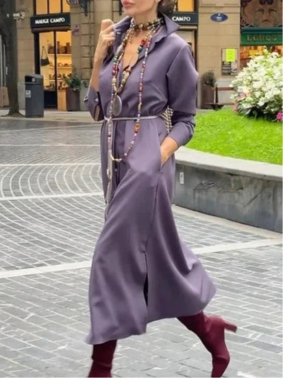 Elegantní dámské košilové šaty 2025