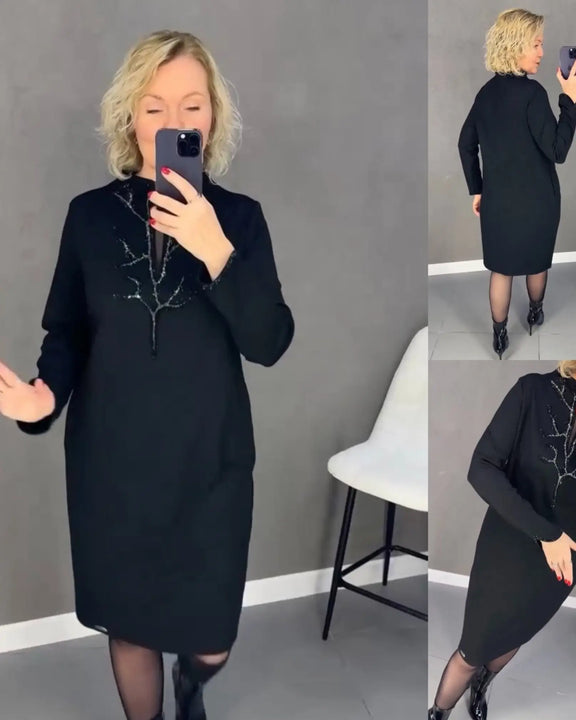 Černé šaty s exkluzivními detaily