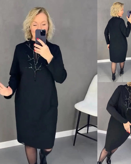 Černé šaty s exkluzivními detaily