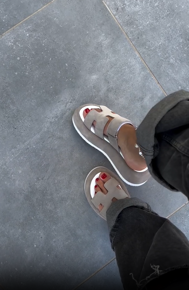 Módní letní ploché sandály pro ženy