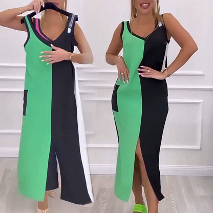 🌸Letní speciál💐 Barevné šaty bez rukávů.