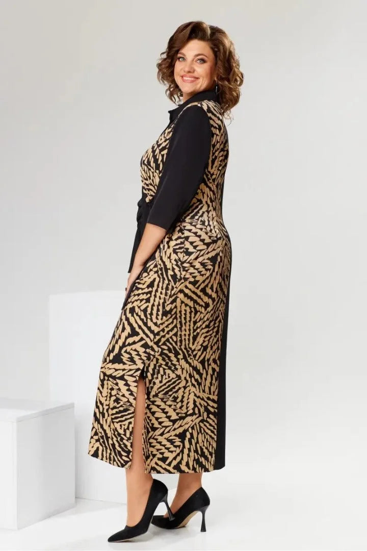 Stylové šaty s páskem🍂