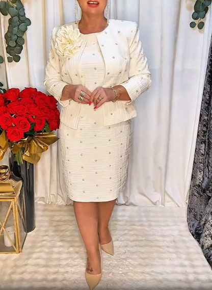 Elegantní dvoudílné květinové šaty