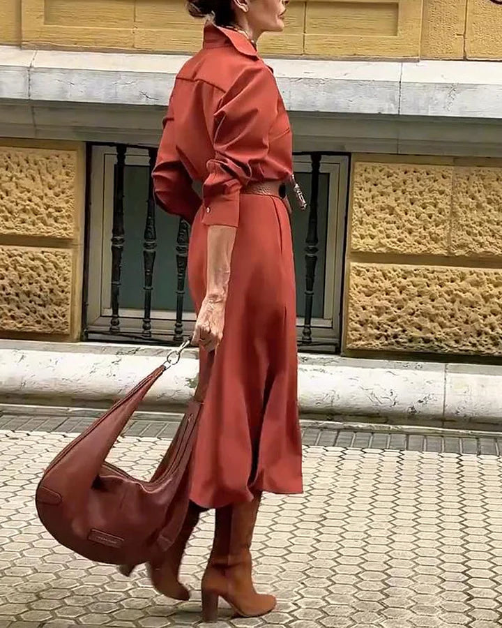 Elegantní dámské košilové šaty 2025