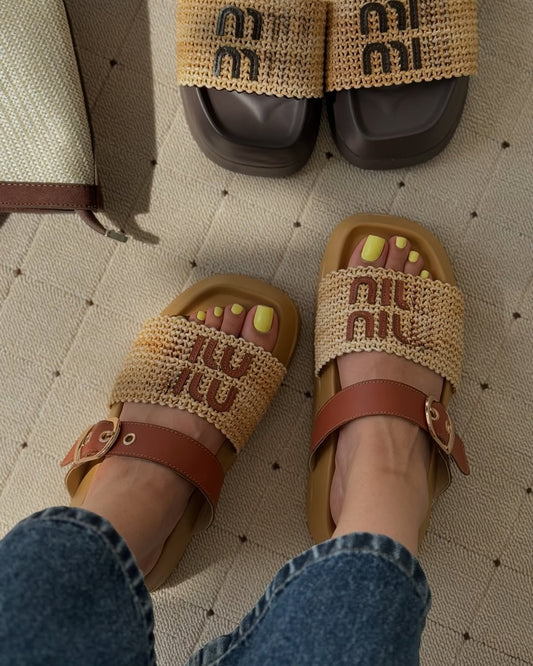 Stylové letní sandály na platformě pro ženy na dovolenou u moře