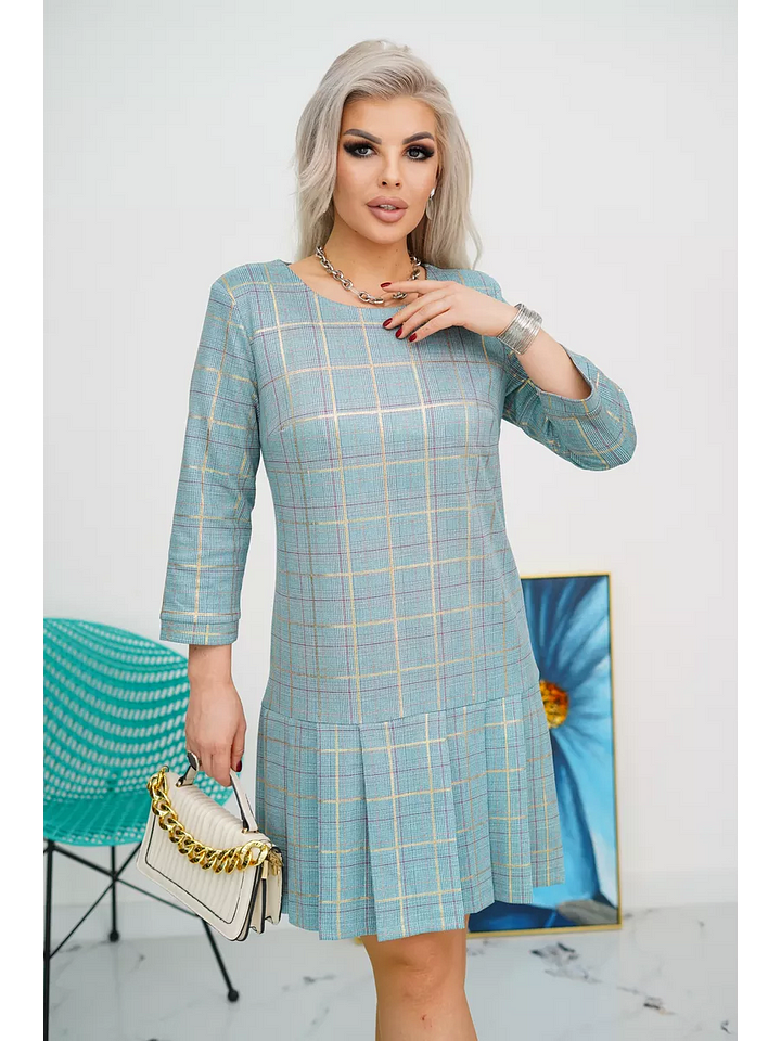 🔥【S-5XL】💜💚 Vysoce kvalitní módní šaty