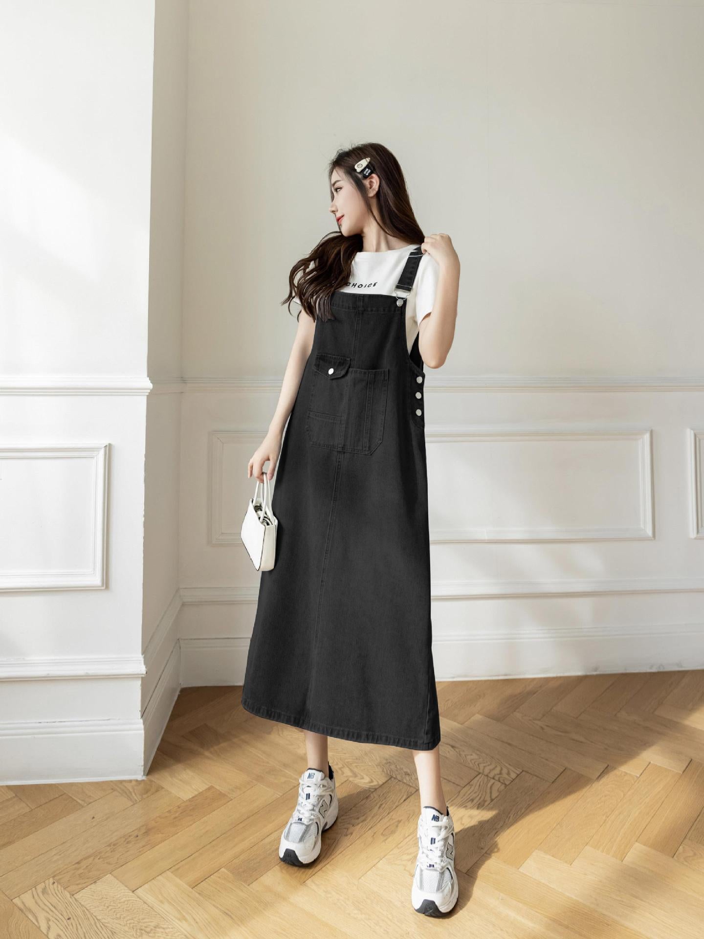 Dámské jarní a letní džínové šaty S-5XL