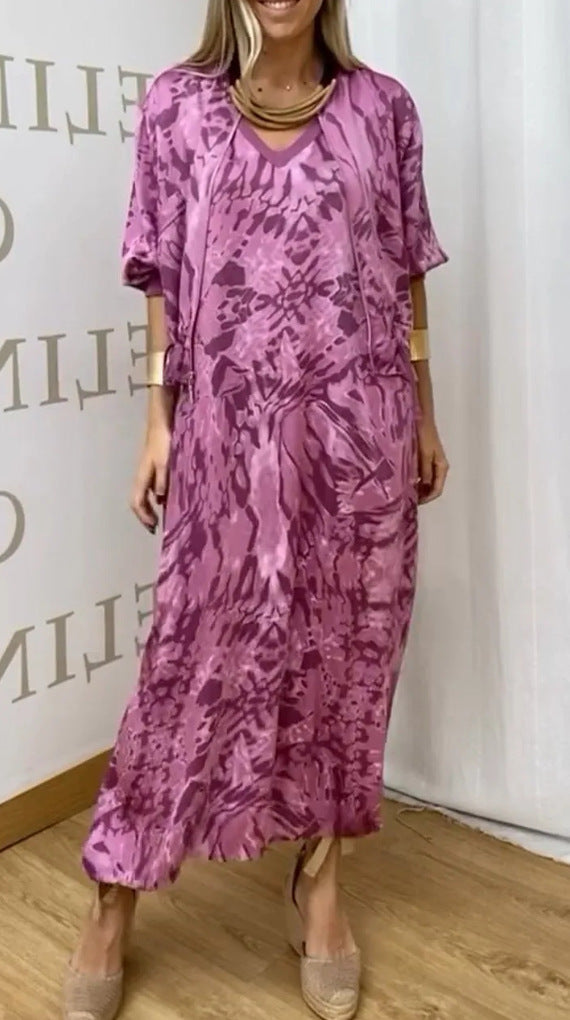 Dámské dvoudílné šaty pro ležérní vzory ze saténu