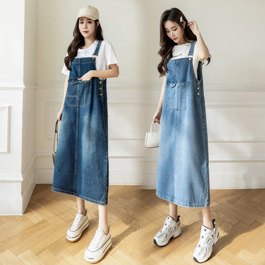 Dámské jarní a letní džínové šaty S-5XL