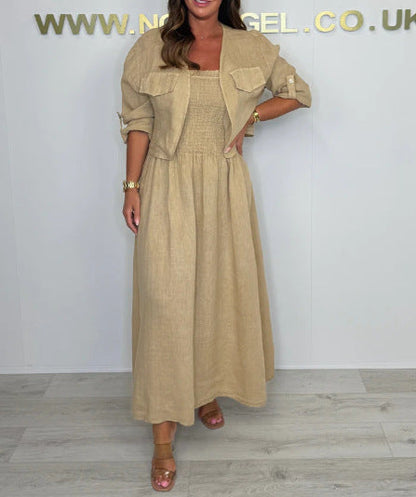 Lněné šaty 2025