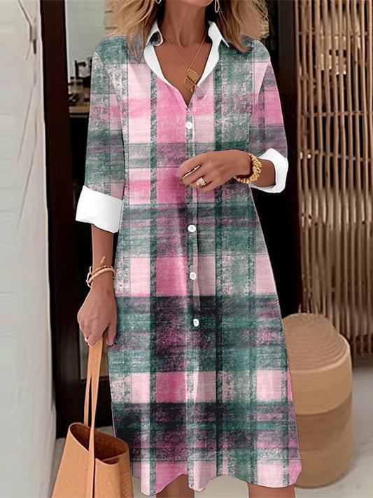 Dámské neformální košilové šaty 2024