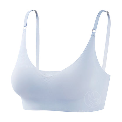 Pohodlná podprsenka s vyjímatelnými vycpávkami a bez drátků z čisté bavlny