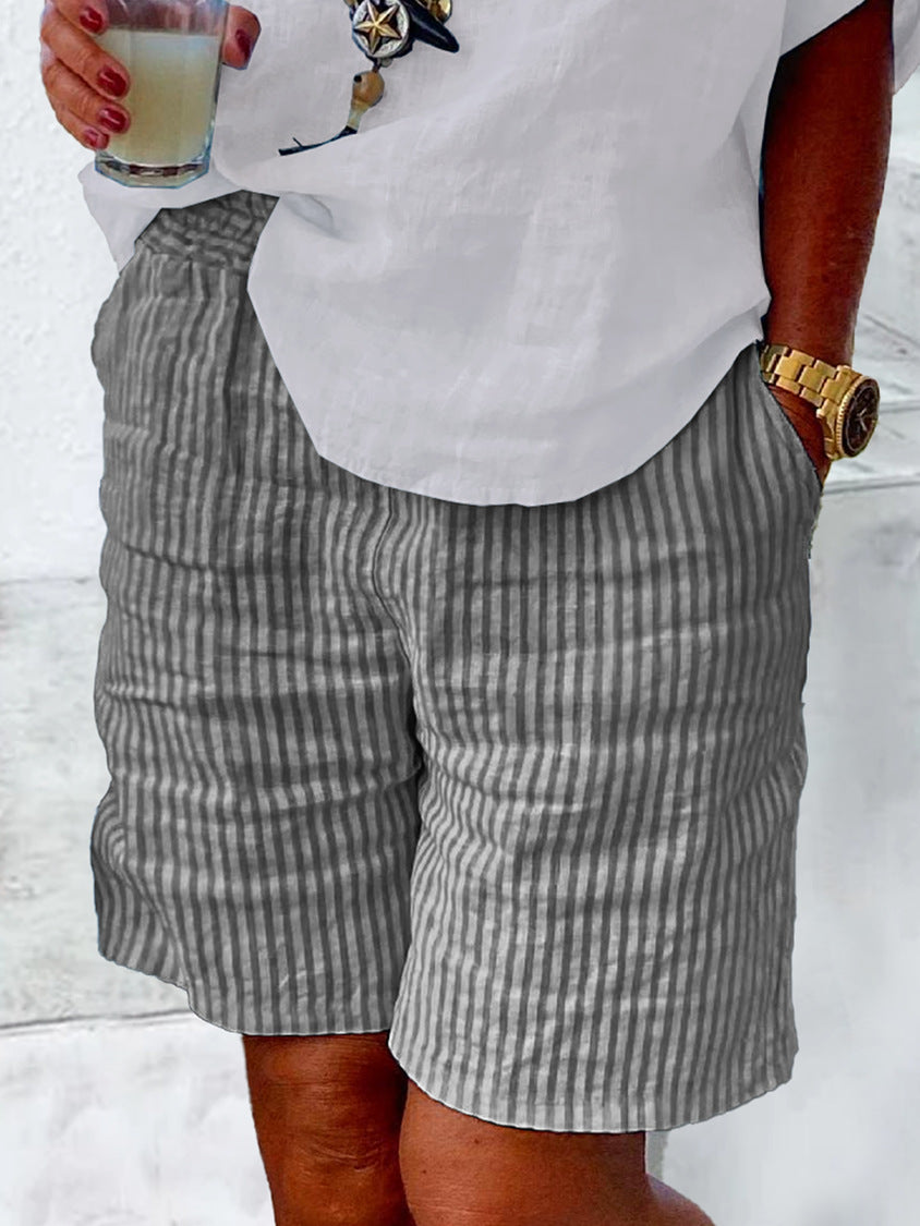 2025 – pruhované šortky