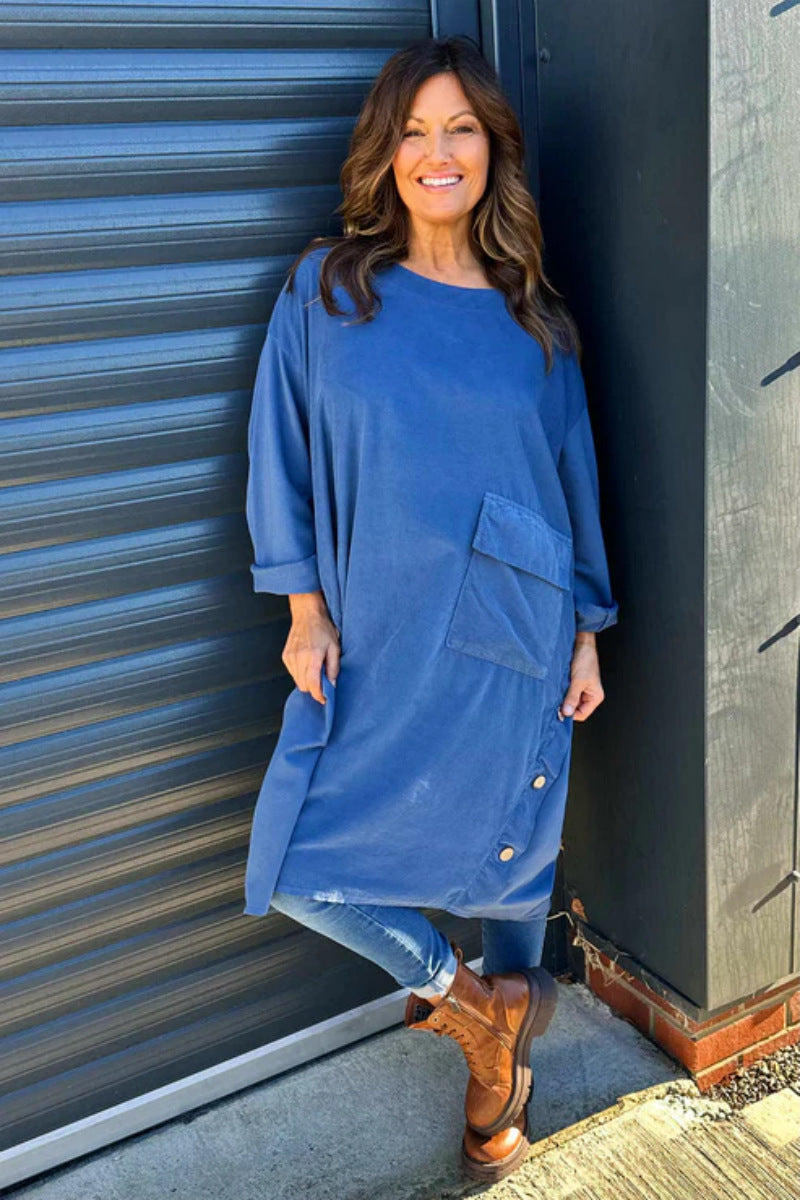 2024 módní ležérní volné šaty