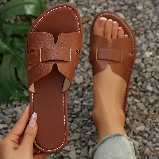 Dámské ploché ortopedické sandály nazouvací