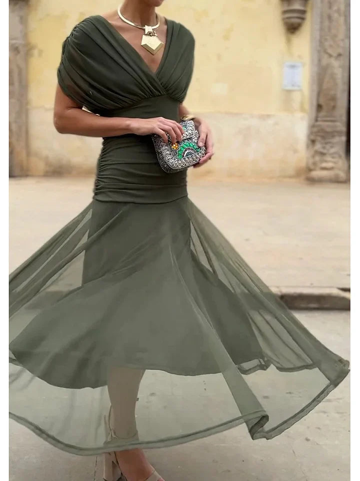 Elegantní šifonové šaty pro ženy