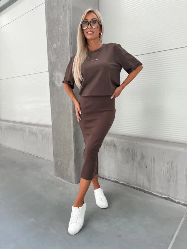 2024 Retro všestranná sada strečových pletených svetrů