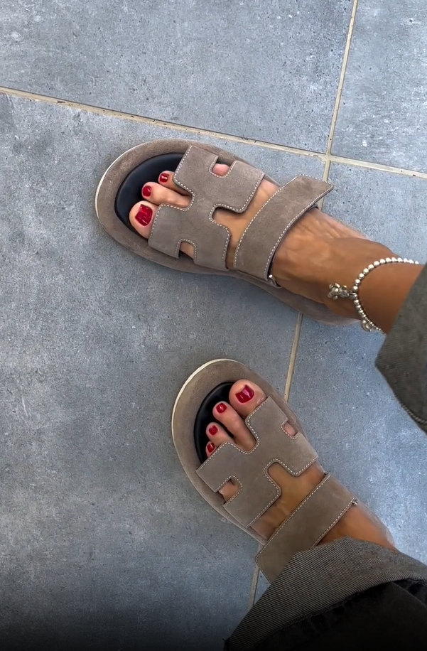 Módní letní ploché sandály pro ženy