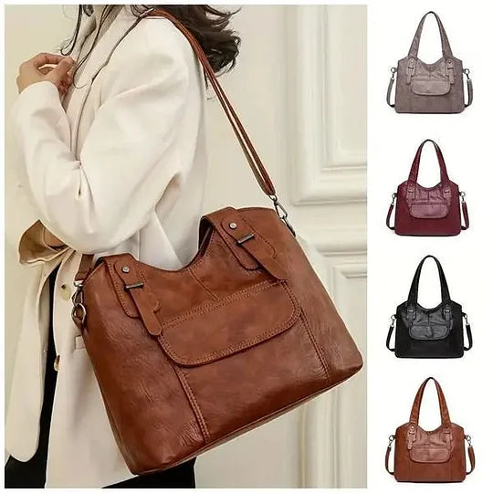 👜🔥Nová dámská kabelka přes rameno z pravé hovězí kůže