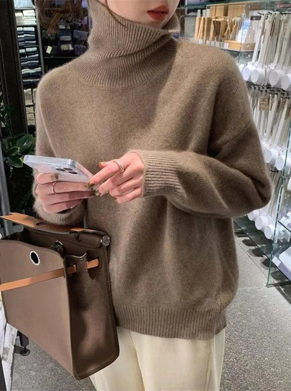 Volný svetr s měkkým omakem