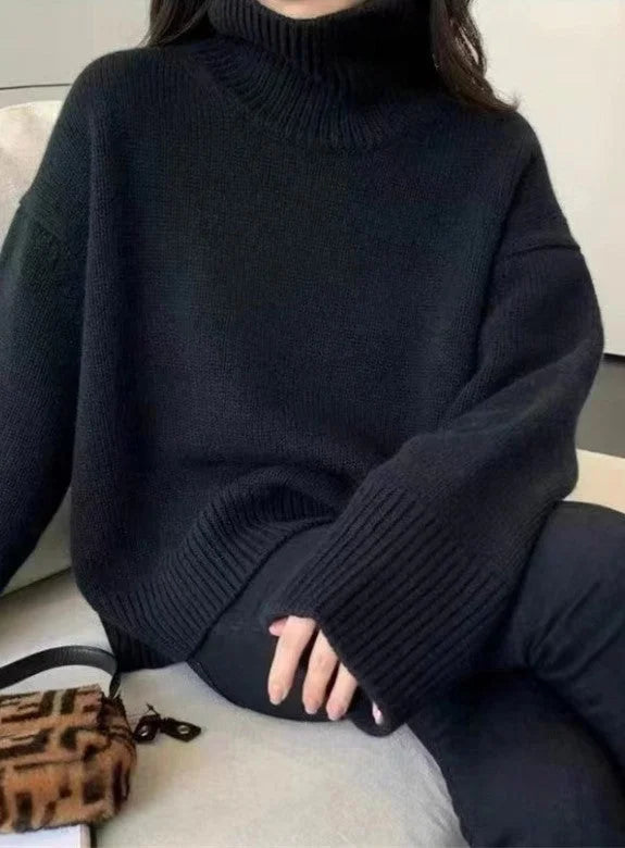 Volný svetr s měkkým omakem