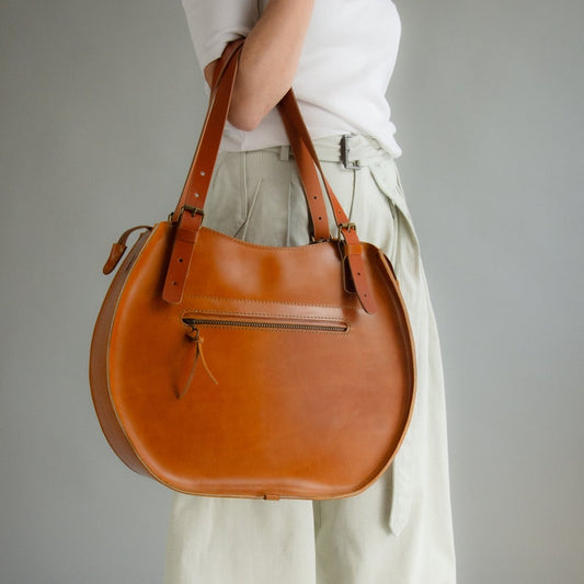 Bohémská kožená taška