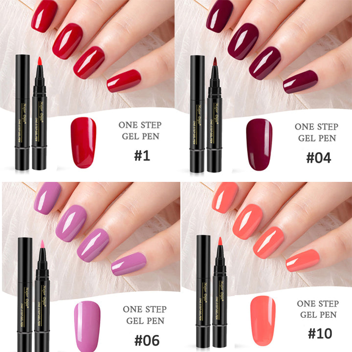 Nový Nail Art Jeden krok Nail Polish Tužka na nehty Nail Polish