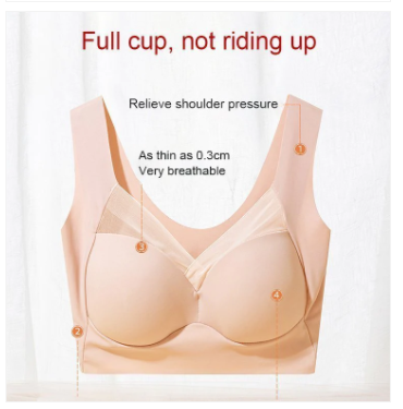 🔥 Módní podprsenka Deep Cup 🔥 Sexy a pohodlné jednodílné velké spodní prádlo