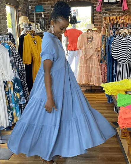 🔥Akce na poslední den 50% SLEVA🔥Vrcholné midi šaty