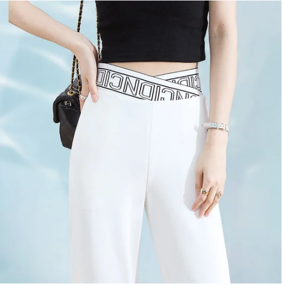 🔥Letní horký výprodej 50% SLEVA-Ice Silk Široké nohavice s vysokým pasem
