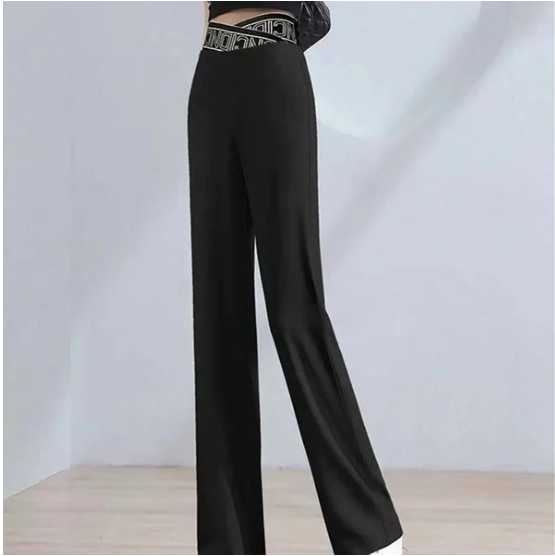 🔥Letní horký výprodej 50% SLEVA-Ice Silk Široké nohavice s vysokým pasem