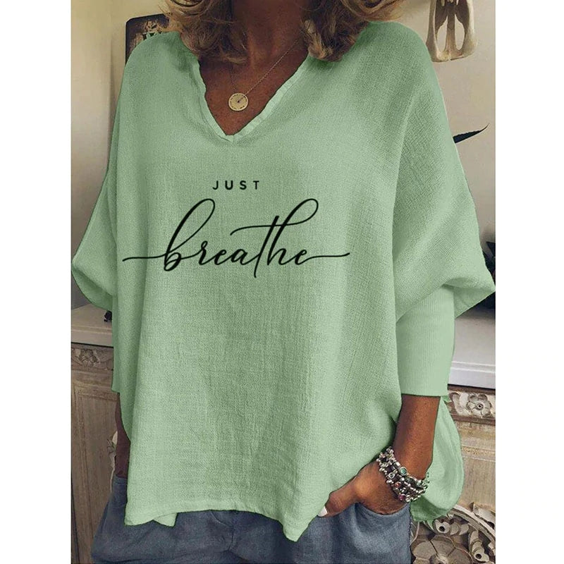 2022 Dámské tričko Just Breathe