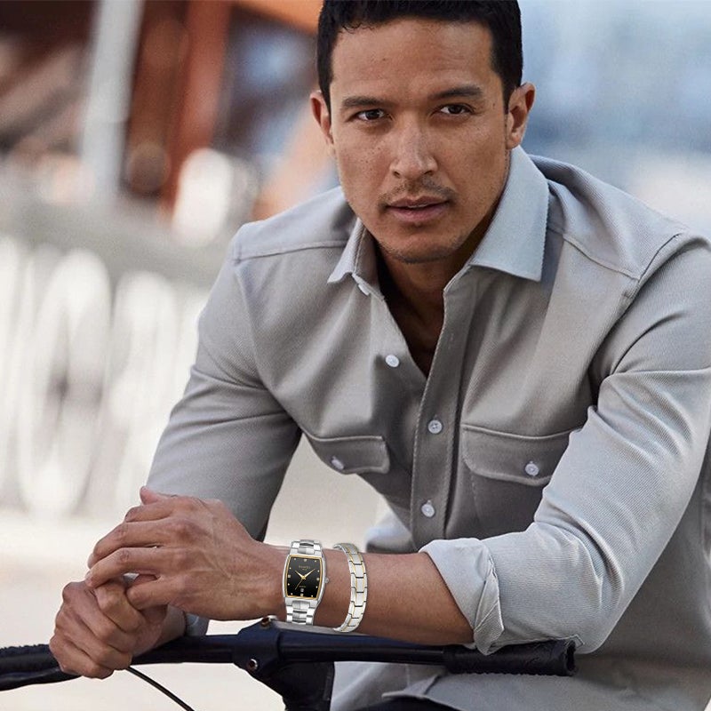 👩❤️👨DÁRKOVÁ SADA QUARTZOVÝCH HODINEK A MAGNETICKÉHO NÁRAMKU