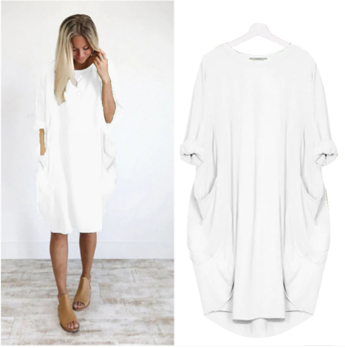 Dámské volnočasové kapesní šaty