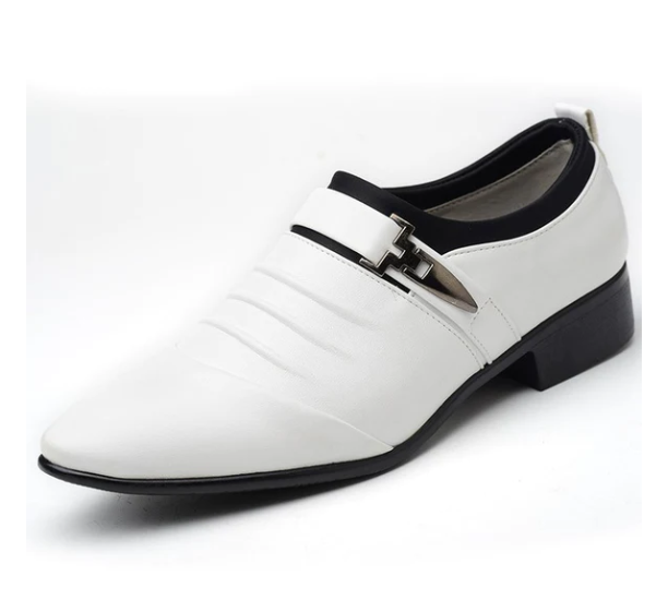 Pánské obchodní pánské prodyšné kožené boty