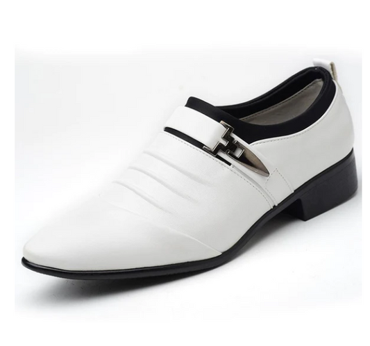 Pánské obchodní pánské prodyšné kožené boty