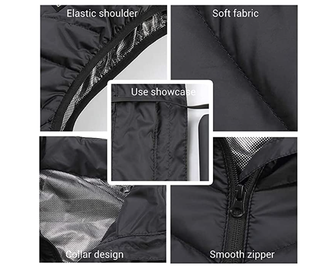 Vesta se zimním vyhříváním, nastavitelná a pratelná