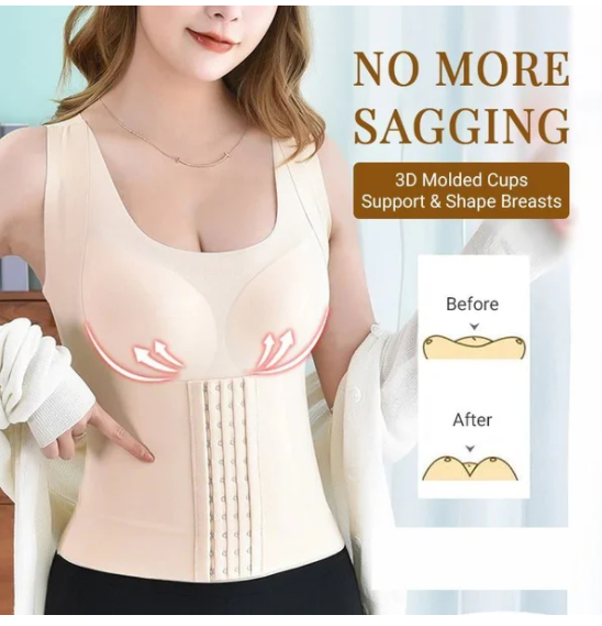 🔥Výprodej na poslední den 50% SLEVA🔥 4v1 cvičící podprsenka do pasu